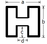 両溝形角パイプ